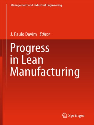cover image of Progress in Lean Manufacturing